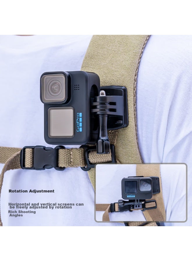 Surewo Compatible With Dji, Gopro Action Camera Backpack Clip, Action 5 Pro Backpack Strap Clip, Ace Pro 2 Backpack Mount, Action 5 4 3 Accessories - Image 3
