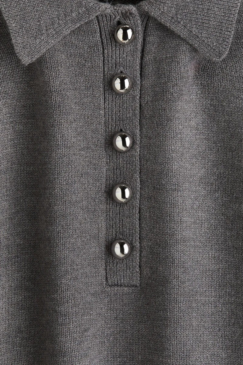 H&M Fine-knit collared dress