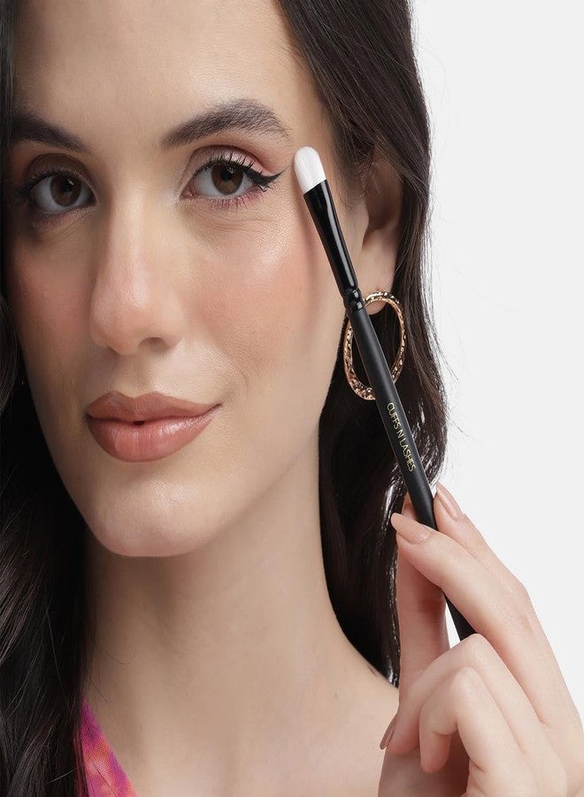 Cuffs N Lashes Big Flat Brush E004 | Professional Foundation &Cream Application Brush | High-Performance with Ultra Soft Bristles | Handmade in India | Cruelty-Free Makeup Tool - Image 3
