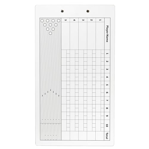 Murray Sporting Goods Dry Erase Coaches Clipboard | Double-Sided Dry Erase White Board (Bowling) - Image 3