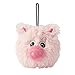 Pet Lou 4 Inch Squeaky Pig Dog Plush Toy StuffingFree Soft Plush Durable Bouncy Squeaker Ball Floats in Water for Small Medium Dogs Pink - Image 3