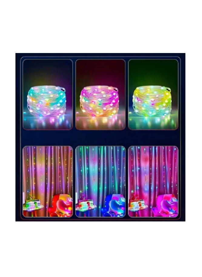 Generic - 10m multi-color led string light strip for indoor and outdoor decoration usb smart control bluetooth app + remote control - Image 1