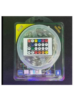 10m multi-color led string light strip for indoor and outdoor decoration usb smart control bluetooth app + remote control
