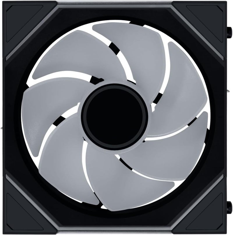 ليان لي مروحة ليان لي UNI Fan SL-Infinity Wireless - 120 - حزمة فردية (شفرة عكسية) - تحكم مروحة ARGB بإشارة لاسلكية 2.4 جيجاهرتز - مرآة مزدوجة اللانهاية - لا تتضمن وحدة تحكم ومطلوبة - أسود (12RSLIN1W1B) - Image 5