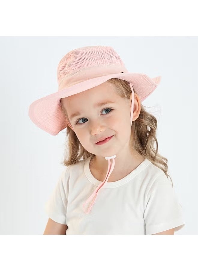 Baby Kids Sun Hat Cap Mesh Breathable UPF 50+ Protection Beach Wide Brim Bucket Hat for Baby Boys Girls Toddler - Image 2