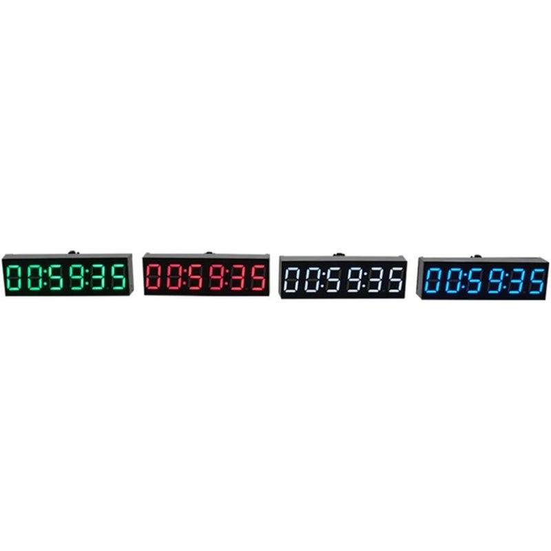 Mini digital tube clock, module movement 6 digits with second display, digital luminous electronic clock rx8025 chip - Image 5