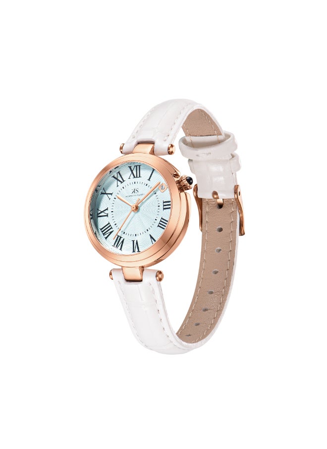 KENNETH SCOTT Women's Polyurethane Analog Watch K24510-RLWL - 32 mm  - Image 2