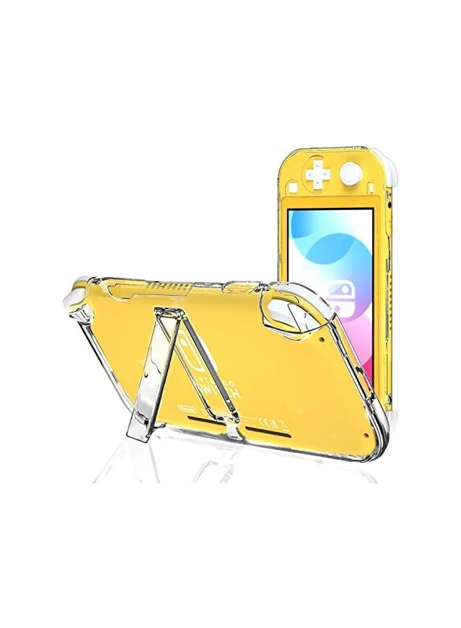 بروماس حافظة شفافة لجهاز نينتندو سويتش لايت مع مسند، حافظة صلبة لجهاز نينتندو سويتش لايت مع حامل - Image 1