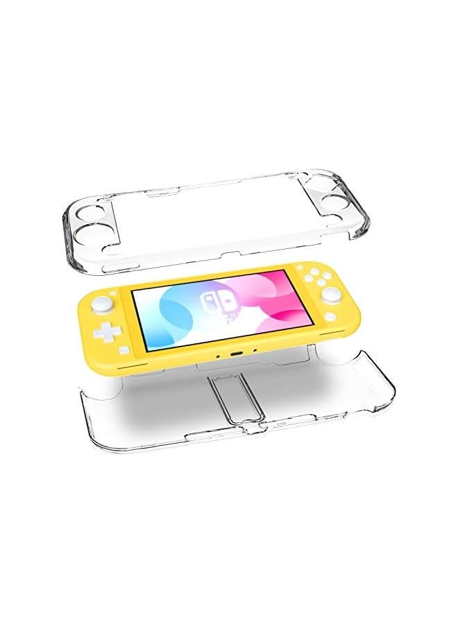 بروماس حافظة شفافة لجهاز نينتندو سويتش لايت مع مسند، حافظة صلبة لجهاز نينتندو سويتش لايت مع حامل - Image 4