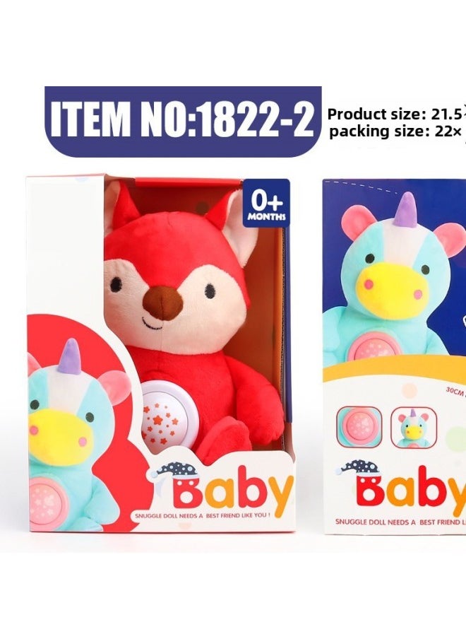 Generic Product Baby Toy Sound And Light Soothing Doll Parent-Child Early Education Music Soothing Doll Baby Sleeping Toy-Color:Plush Sound And Light Comfort Monkey-Specifications:30CM  - Image 3