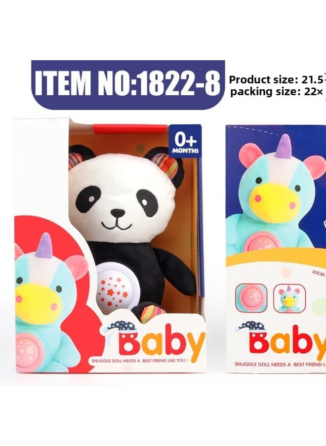 Generic Product Baby Toy Sound And Light Soothing Doll Parent-Child Early Education Music Soothing Doll Baby Sleeping Toy-Color:Plush Sound And Light Comfort Monkey-Specifications:30CM  - Image 2