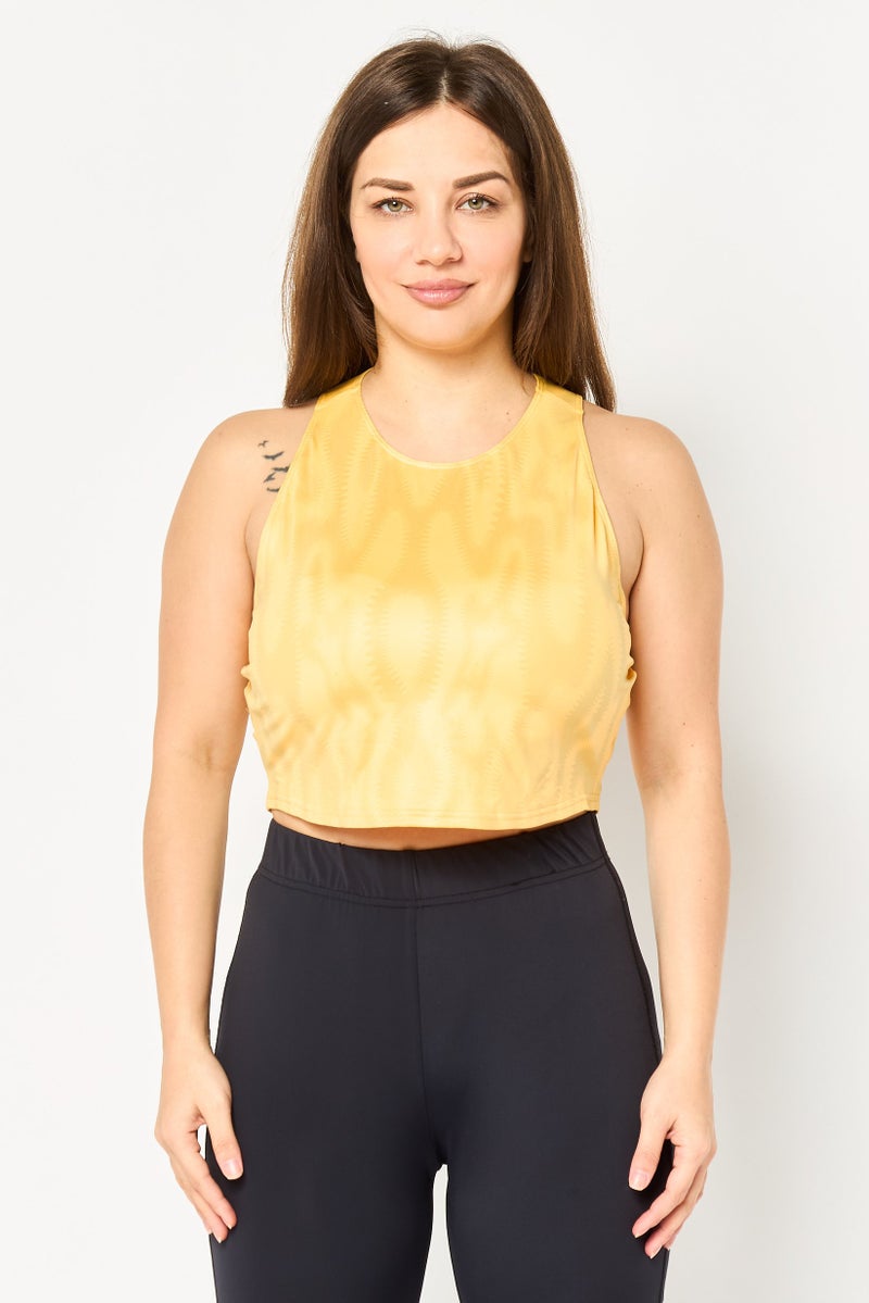 Adidas Women Sportswear Fit Sleeveless Training Top, Multicolor - Image 1