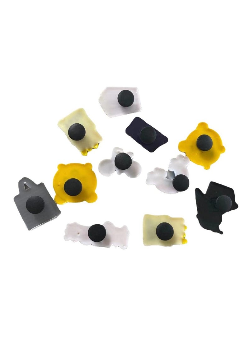 KASTWAVE Shoe Decoration Charms, 100 Pcs Assorted Different Shoe Charm for Crocs Charm for Hole Hole Shoe Buckle Party Favors ​Mini Charm Bracelet Wristband Decoration for Men Women Kid - Image 4