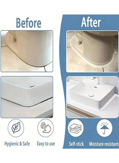 Generic Self-Adhesive Waterproof Silicone Sealing Tape - Versatile Gap Filler for Bathroom, Kitchen, Sink, Bathtub - Home Improvement Sealant , 3.2 M  - Image 3