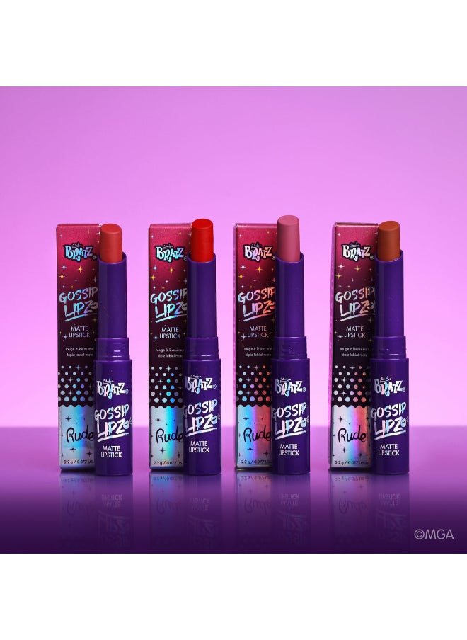 Rude Bratz Gossip Lipz Matte Lipstick - Bonita  - Image 2