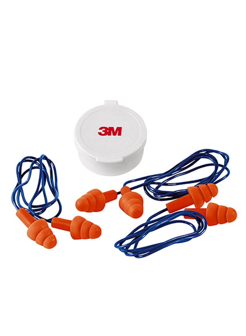 ثري ام سدادات أذن سلكية قابلة لإعادة الاستخدام برتقالي وأزرق 90716H3-DC - Image 1