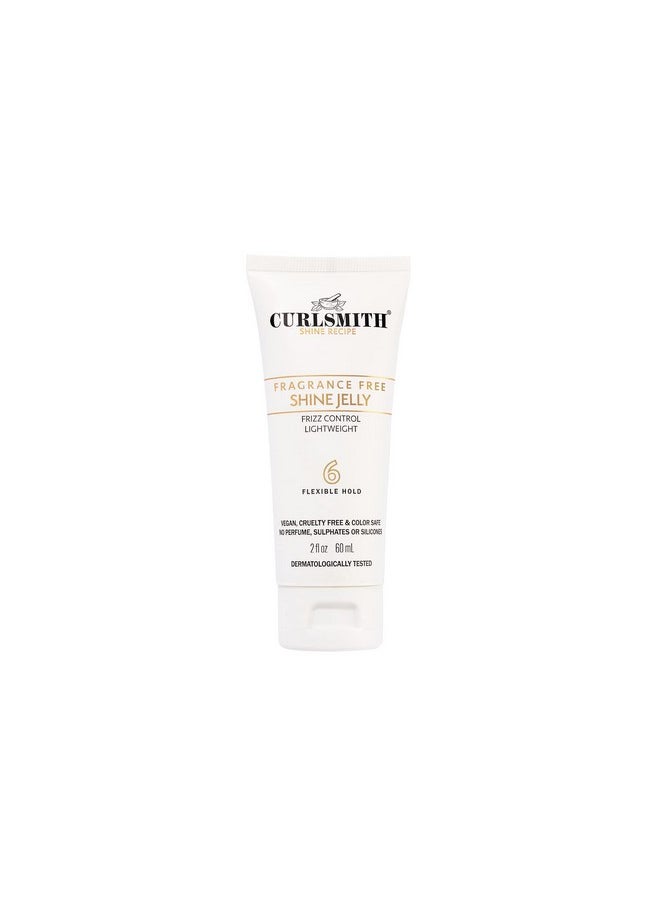 CURLSMITH CURLSMITH - Shine Jelly, Light Hold Styling Gel with Frizz Protection, Sensitive, Fragrance Free, For All Curl and Hair Types, Vegan (2 fl oz)  - Image 1