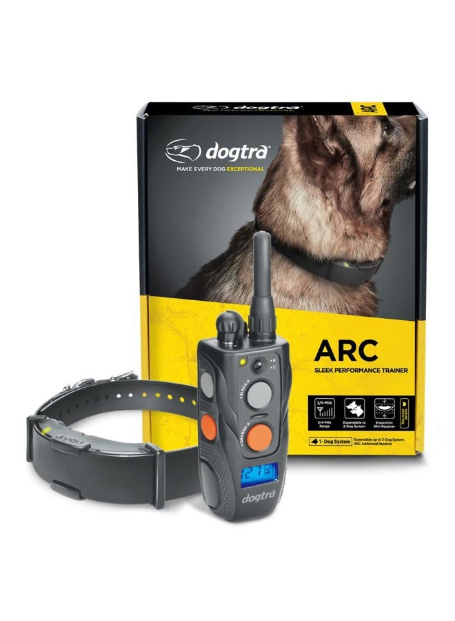 Dogtra ARC Slim Ergonomic 3/4-Mile Remote Dog Training E-Collar with 127-Level Precise Control via LCD Screen - Image 1