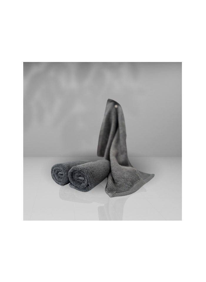 HAMMAM Towel 100% Cotton From Hammam Home 30*50 Color light grey 