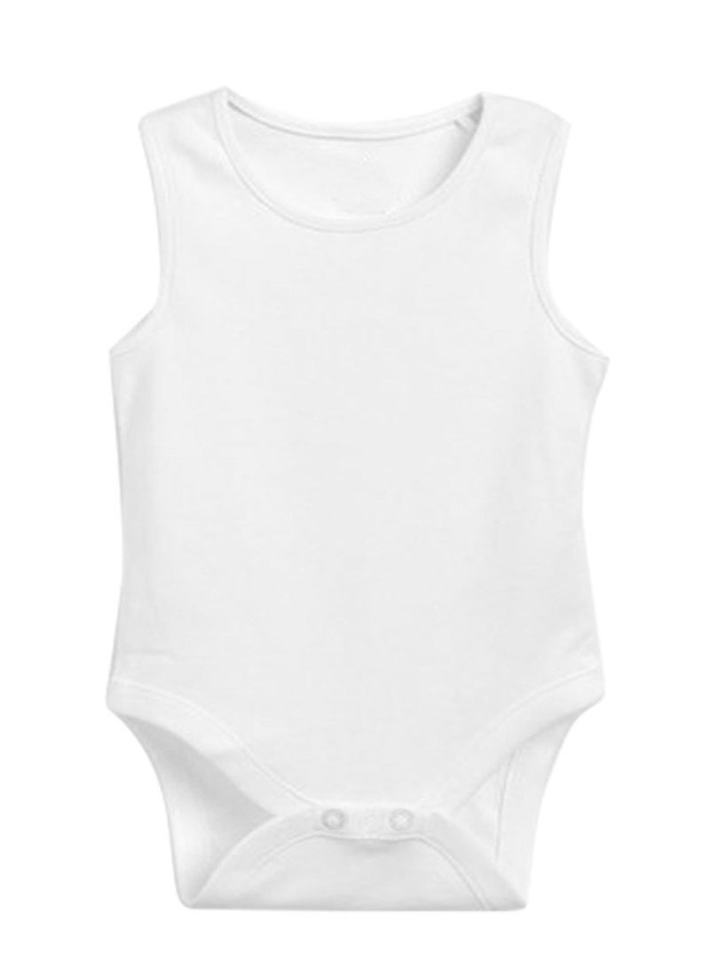 Tiny Toes - 100% Cotton Pack of 2 Sleeveless Bodysuit_18-24m - Image 4