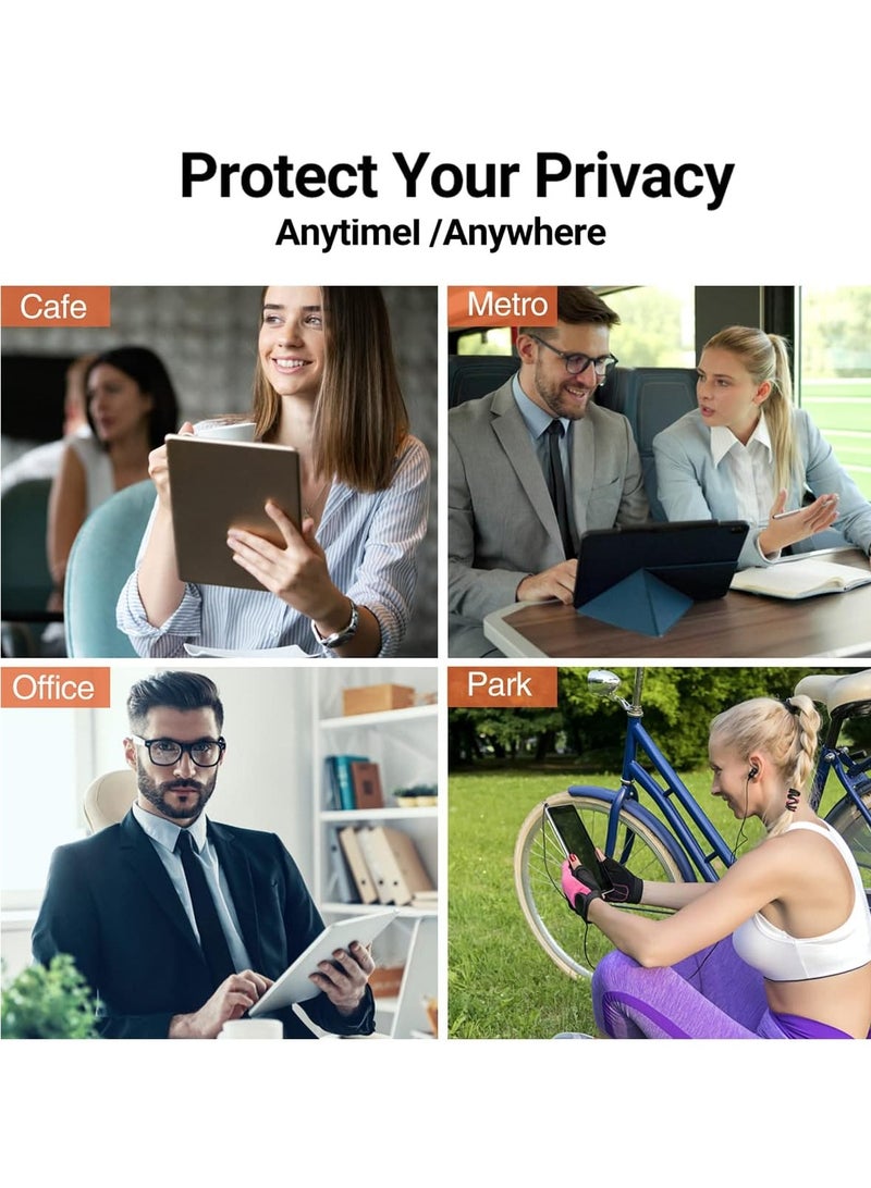 Removable PET Privacy Screen Protector for iPad Pro 13-Inch (2024 Model, 7th Generation) with Anti Blue Light Anti-Spy - Image 4