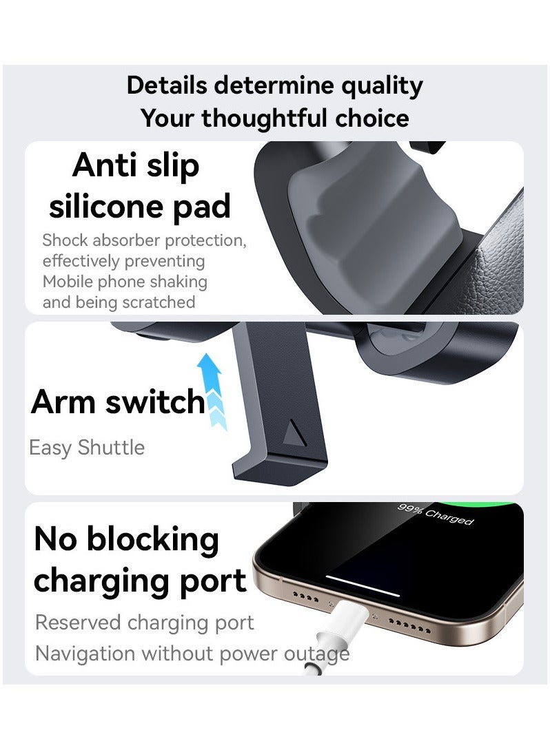 Yesido C240 Benz Compatible 360° Rotating Air Vent Phone Holder  Anti Slip Design - Image 5