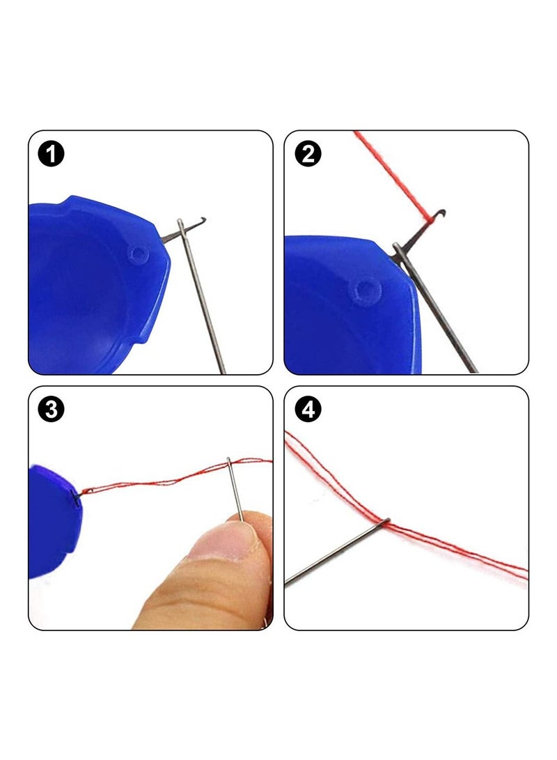 Y&D 12 Needle Threader for Hand Sewing, Threaders Small Eye Needles, Sewing Machine with Clear Box, Simple Work, Embroidery, Craft - Image 4