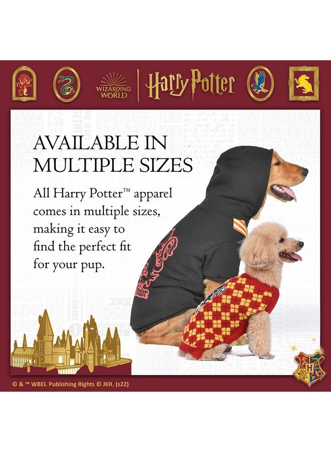 هاري بوتر: سترة جريفندور للحيوانات الأليفة - متوسطة | أزياء هاري بوتر للكلاب FF19070 | ملابس وإكسسوارات هاري بوتر للكلاب لمنازل هوجورتس، جريفندور أحمر - Image 5