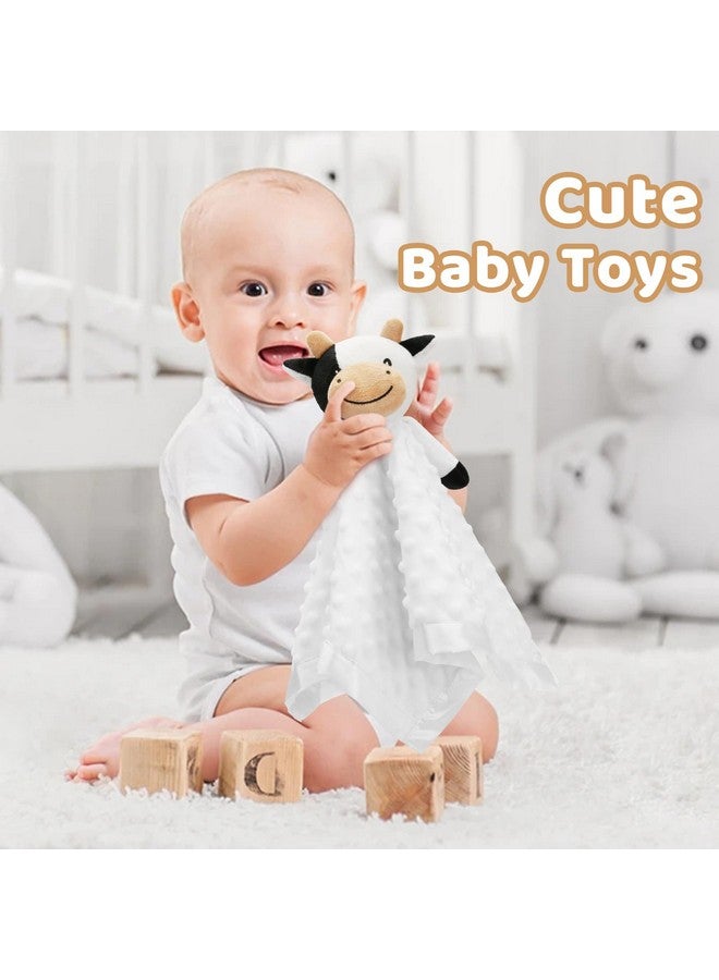 برو غوليم بطانية حماية البقرة من برو جوليم ناعمة للأطفال من الأولاد والبنات، بطانية أطفال حديثي الولادة، لعبة بقرة محشوة، هدايا للأطفال، مقاس 16 بوصة - Image 4