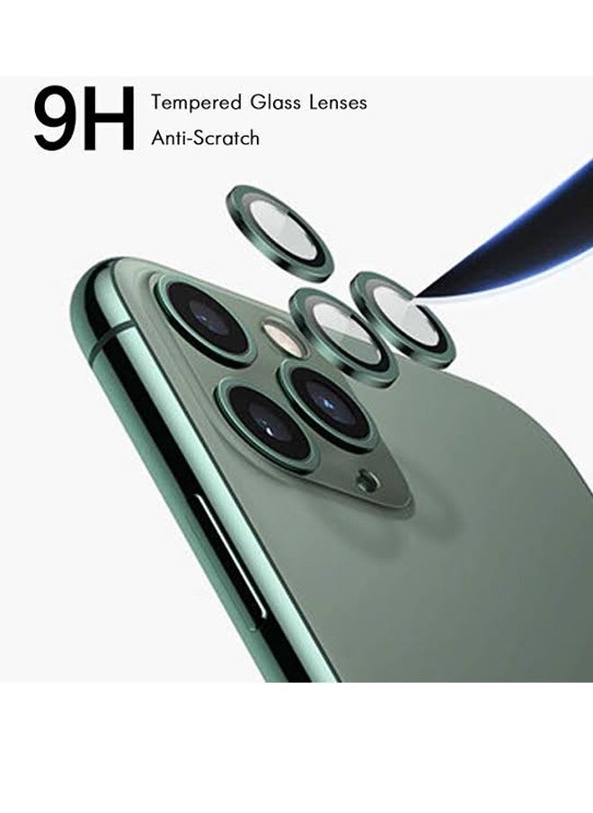 MOG - Mog Clear Camera Lens Protector Used For iPhone 13 Pro Ultra Clarity Image Anti Scratch Bubble Proof Aluminum Alloy Easy Installation Full Coverage Lens Protection Green - Image 1
