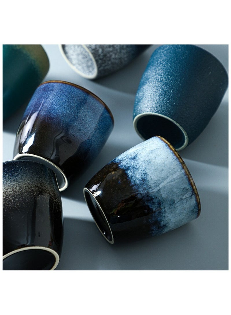 Espresso Cups Coffee Cups Mugs Handmade 5 pcs Tea Cups 150ml With Multicolour Gift Box Cups for Turkish Tea Cappuccino Latte - Image 3