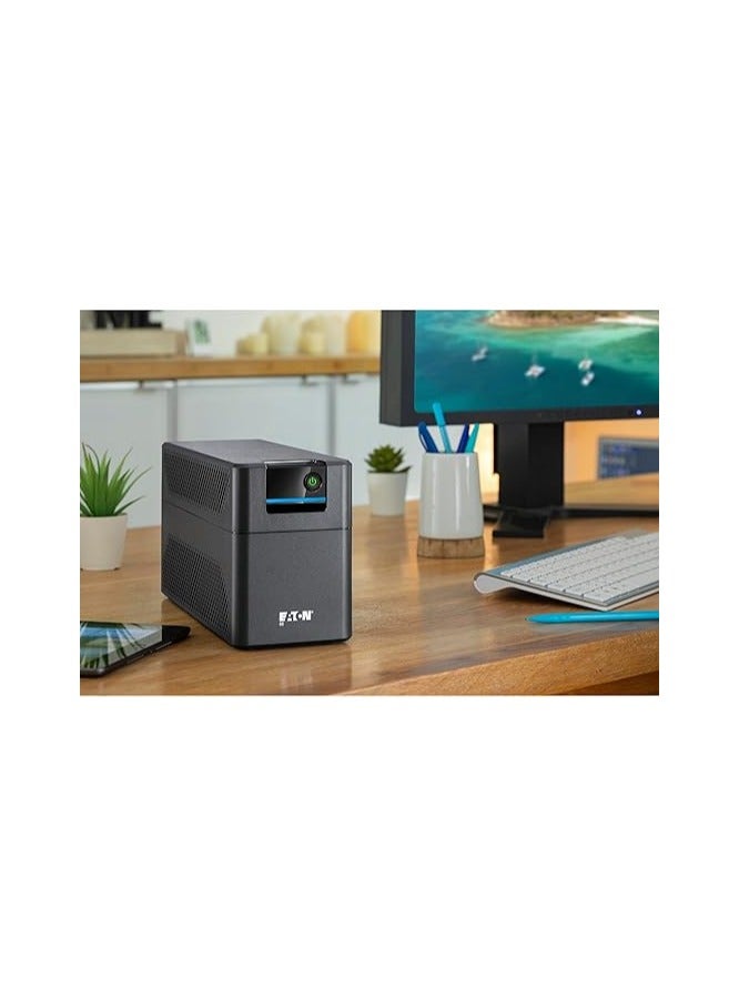Eaton UPS 5E Gen2 700 USB IEC - Line-Interactive unterbrechungsfreie Stromversorgung - 5E700UI - 700VA (4 IEC-C13-Buchsen, leise, Software zum Herunterfahren) - Image 3