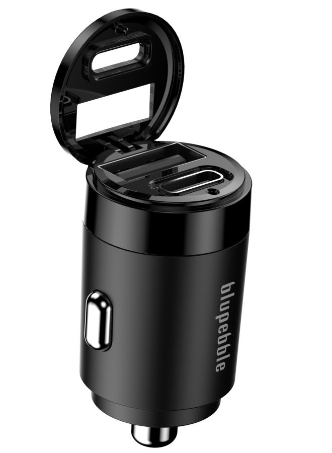 blupebble شاحن سيارة ميني بي دي سريع - شاحن سيارة USB-C من الألمنيوم بقدرة 65 واط و18 واط شحن سريع، مدمج وقوي - Image 5