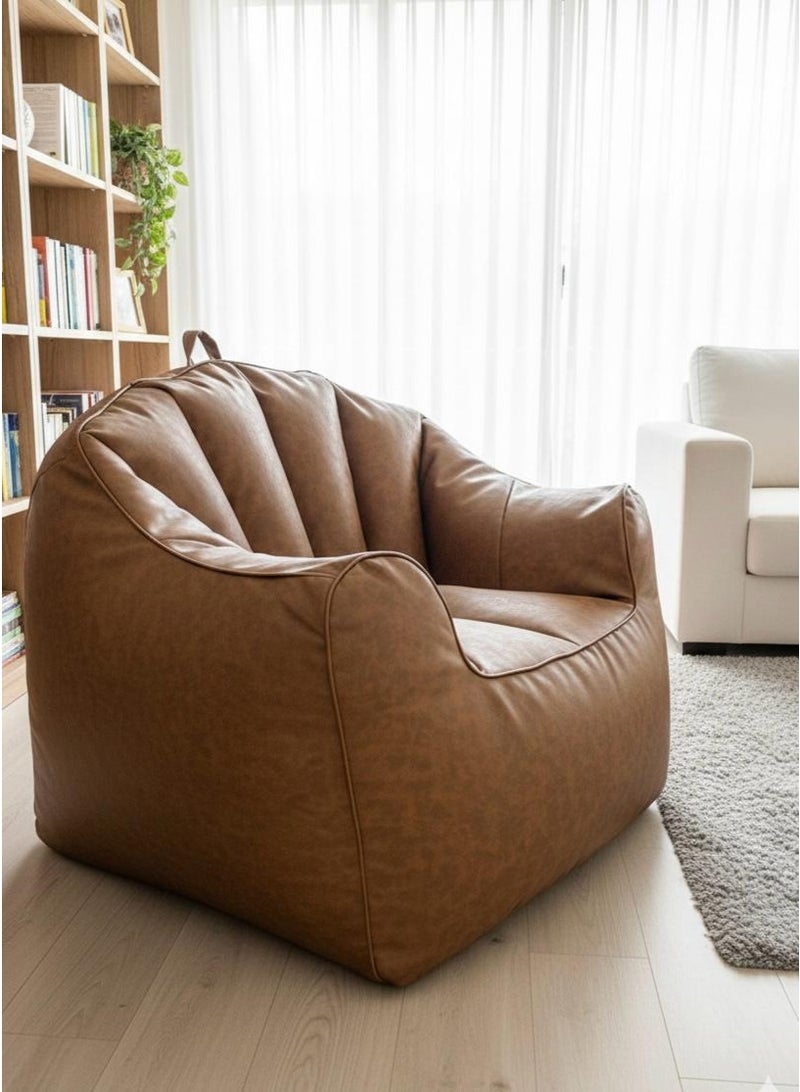 alharmayn beanbag i chair matiral leather - Image 2