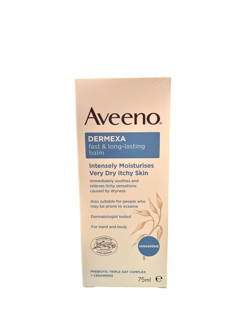 Aveeno Dermexa Fast and Long Lasting Balm, 75 ml - Image 2