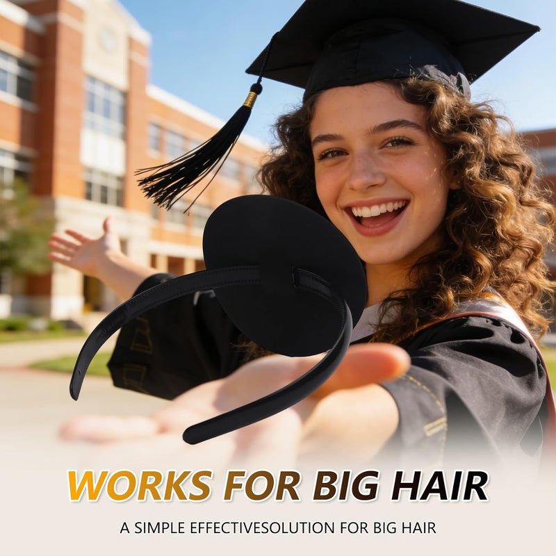 ZEYER Graduation Cap Headband Stabilizer Headband - Anti Slip Hair Band for Women, Hat Accessories for Graduates & Students - Image 2