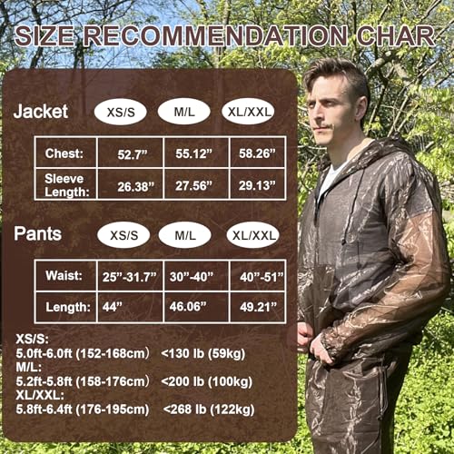 Aventik Mosquito Jacket Mosquito Pants Mosquito Suit No-See-Um Mesh, Super Light, Keep Safe Cool, UV Protection - Image 5