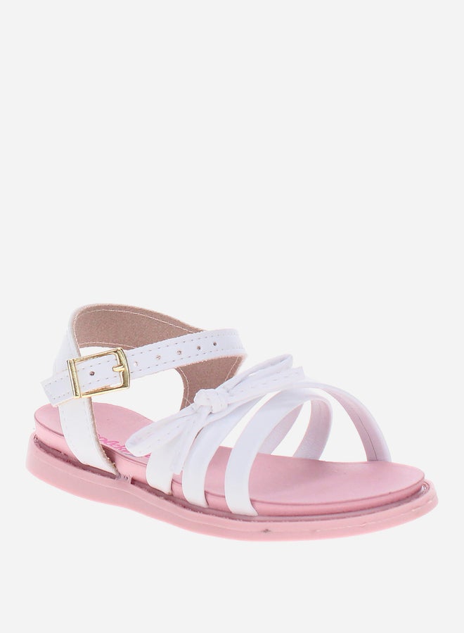 MOLEKINHA Multi Strap Flat Sandals with Bow Detail - Image 1