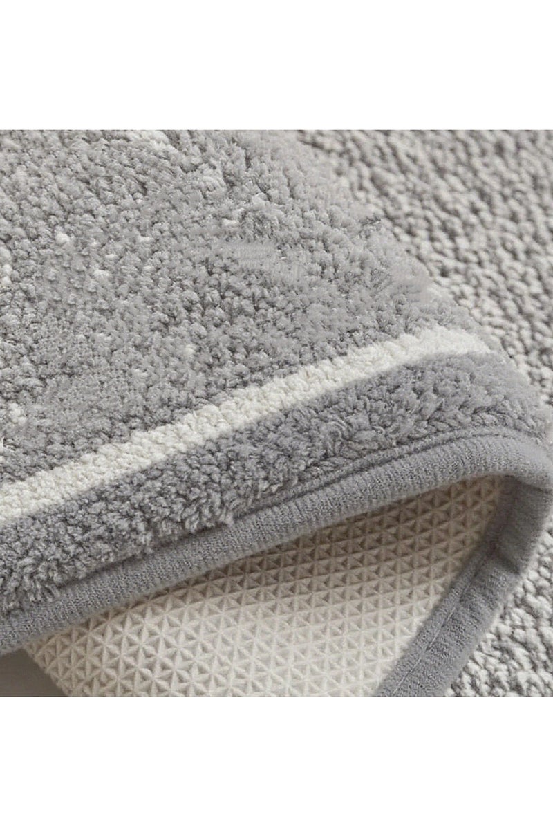 KYD Curved Bathroom Mat 45x100cm - Non Slip Super Absorbent Soft Plush Bath Rug for Shower/Toilet/Bathtub | Anti-slip Bath Mat for Wet Floor - Image 4