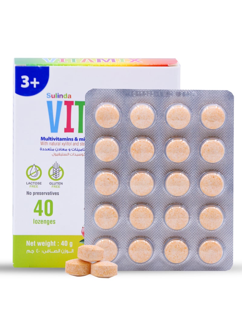 Vita Mix - Multivitamin and Mineral Lozenges (40 Lozenges)