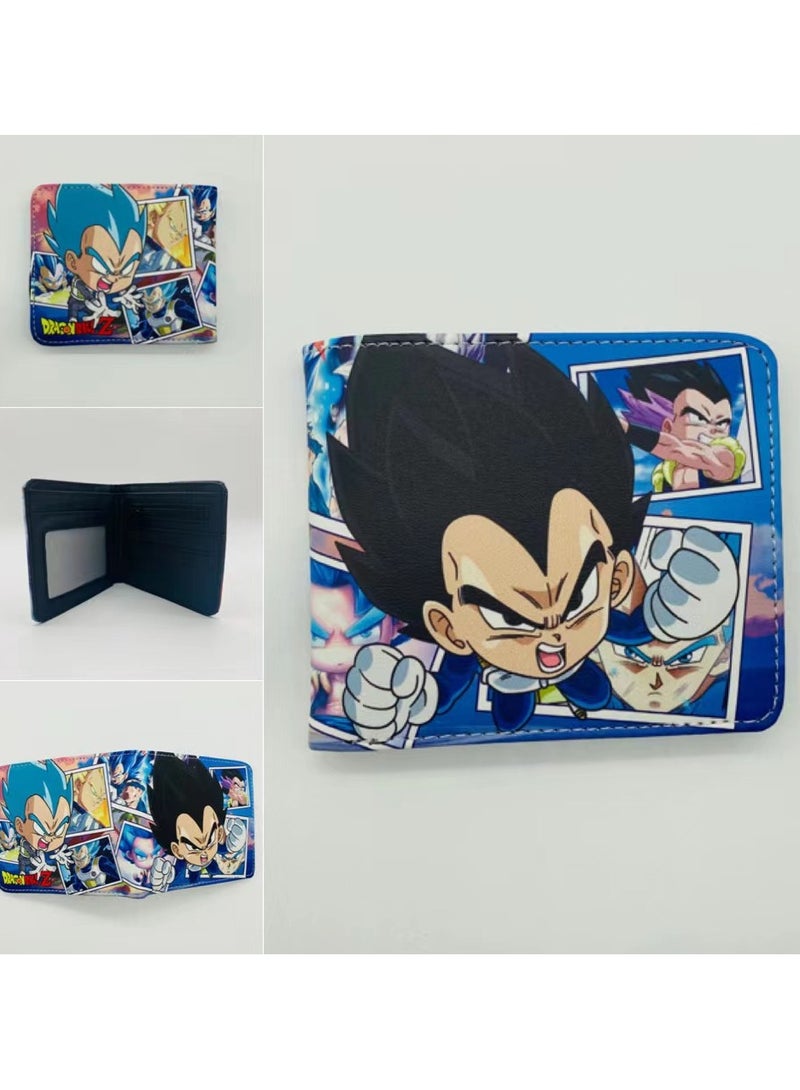 KUYING New Dragon Ball Short Personalized And Simple PU Leather Wallet 