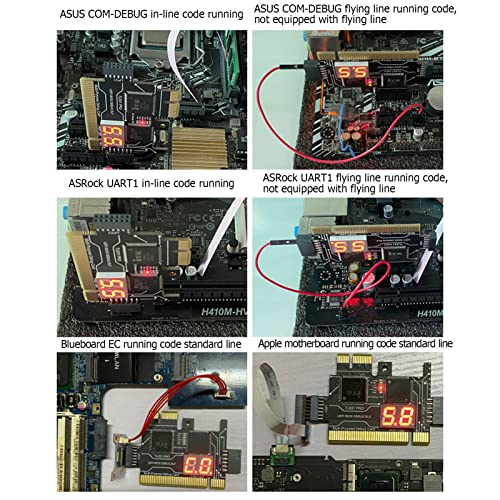 Jadeshay TL631 Pro Motherboard Analyzer Diagnostic Card, PCI Mini PCI-E LPC Motherboard Tester Debug Cards for Laptop Desktop - Image 4