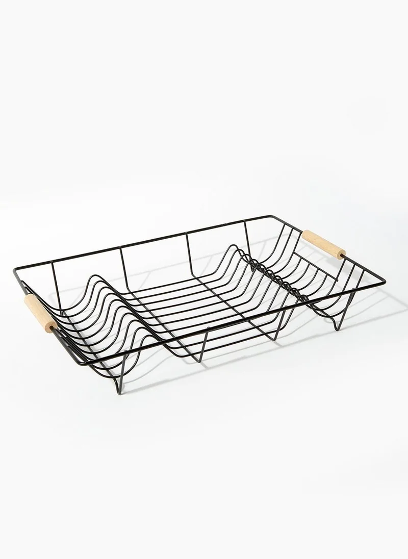 Matalan Black Wire Dish Drainer (48cm x 34cm)