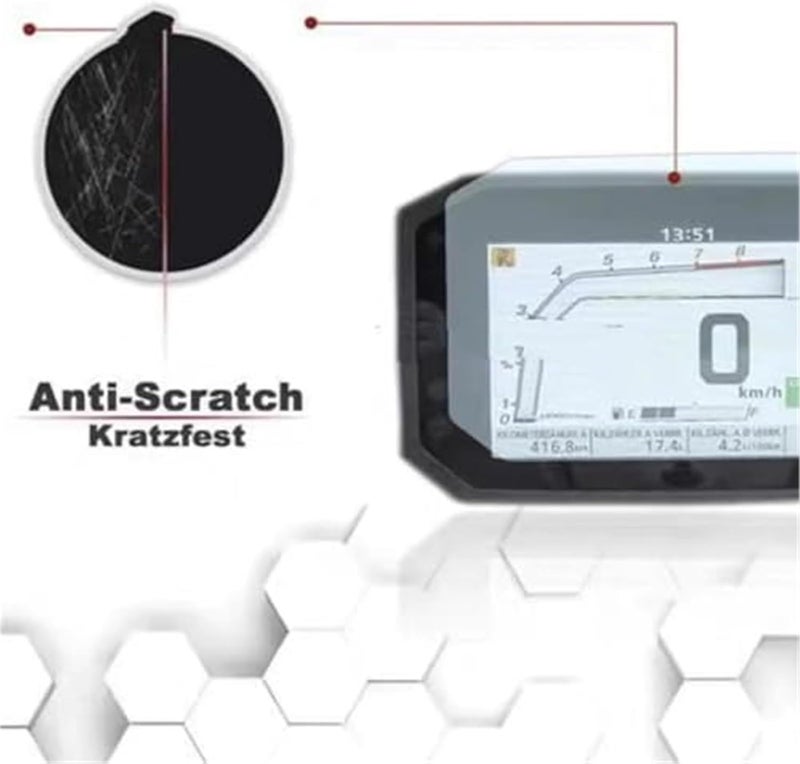 Wivplex Motorcycle Instrument Cluster Screen Protector - Image 3