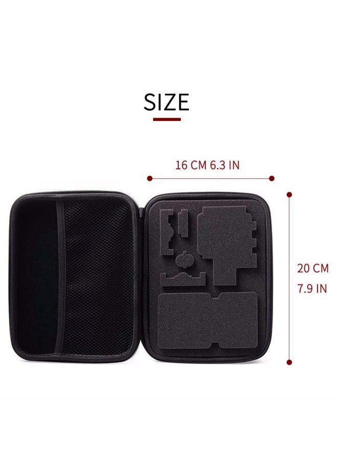 TEKCAM Action Camera Carrying Case Protective Storage Bag Compatible with Gopro Hero 13 12 11 10 9 8 7/AKASO EK7000/Brave 4/Brave 7 LE/Brave 8/APEMAN/APEXCAM/Dragon Touch Action Camera (Medium) - Image 2