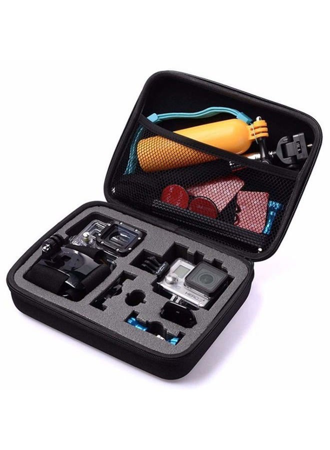 TEKCAM Action Camera Carrying Case Protective Storage Bag Compatible with Gopro Hero 13 12 11 10 9 8 7/AKASO EK7000/Brave 4/Brave 7 LE/Brave 8/APEMAN/APEXCAM/Dragon Touch Action Camera (Medium) - Image 1