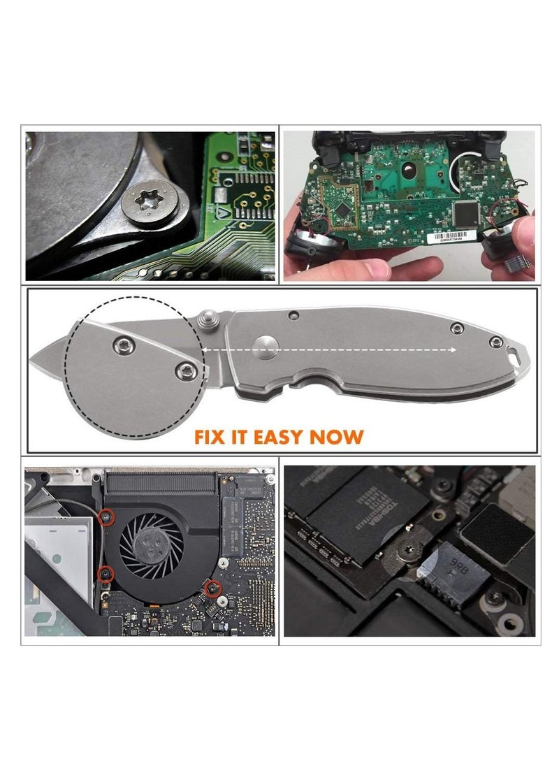 سيوسي - مجموعة مفك البراغي Torx من مفكات أدوات الأمان الصغيرة T2-T15،10 قطعة مع T2 T3 T4 T5 T6 T8 T8 T10 T15 T15 TOLAT - Image 1