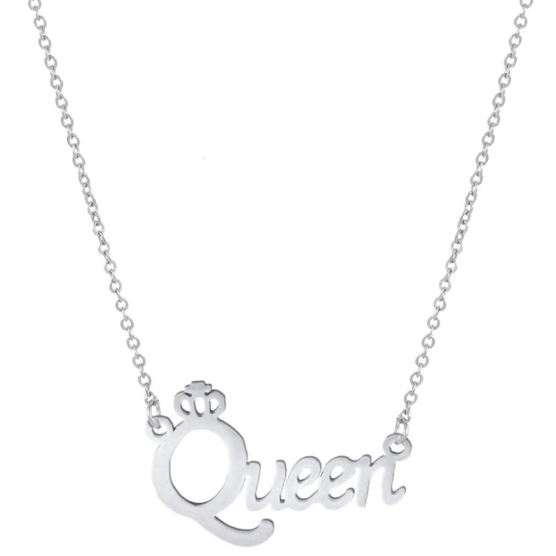 Thrillz Valentine Special Queen Pendant Necklace For Women and Girls Couple Gift Chain Necklace Fashion Jewellery - Image 1