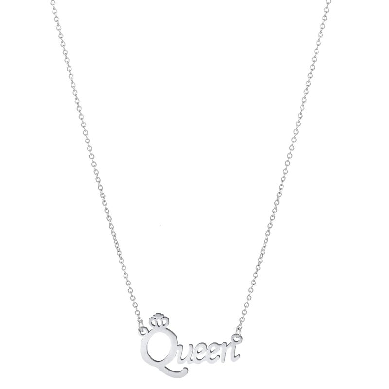 Thrillz Valentine Special Queen Pendant Necklace For Women and Girls Couple Gift Chain Necklace Fashion Jewellery - Image 4