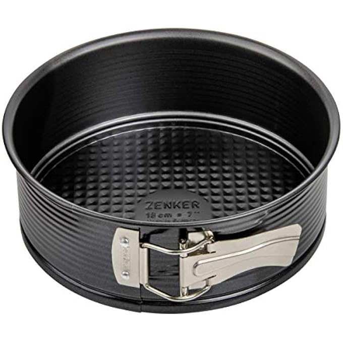 Zenker 6506 Springform Cake Tin with Flat and Tubular Base 18 cm - Image 3